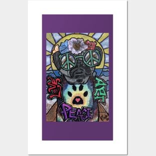 Peace Pug Posters and Art